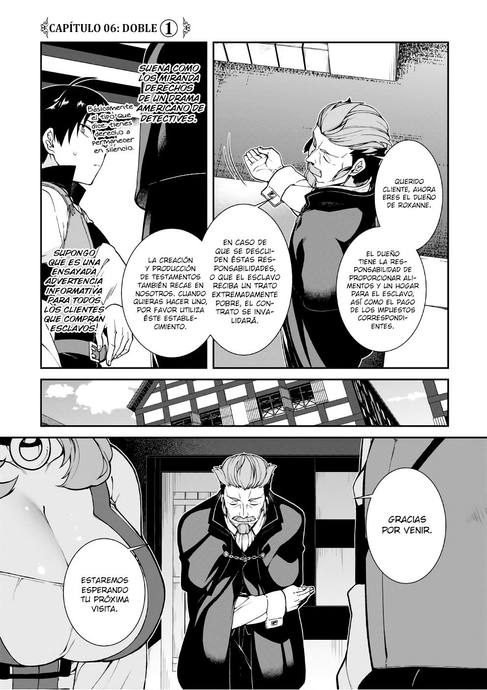 Isekai Meikyuu de Dorei Harem wo capítulo 6 página 2