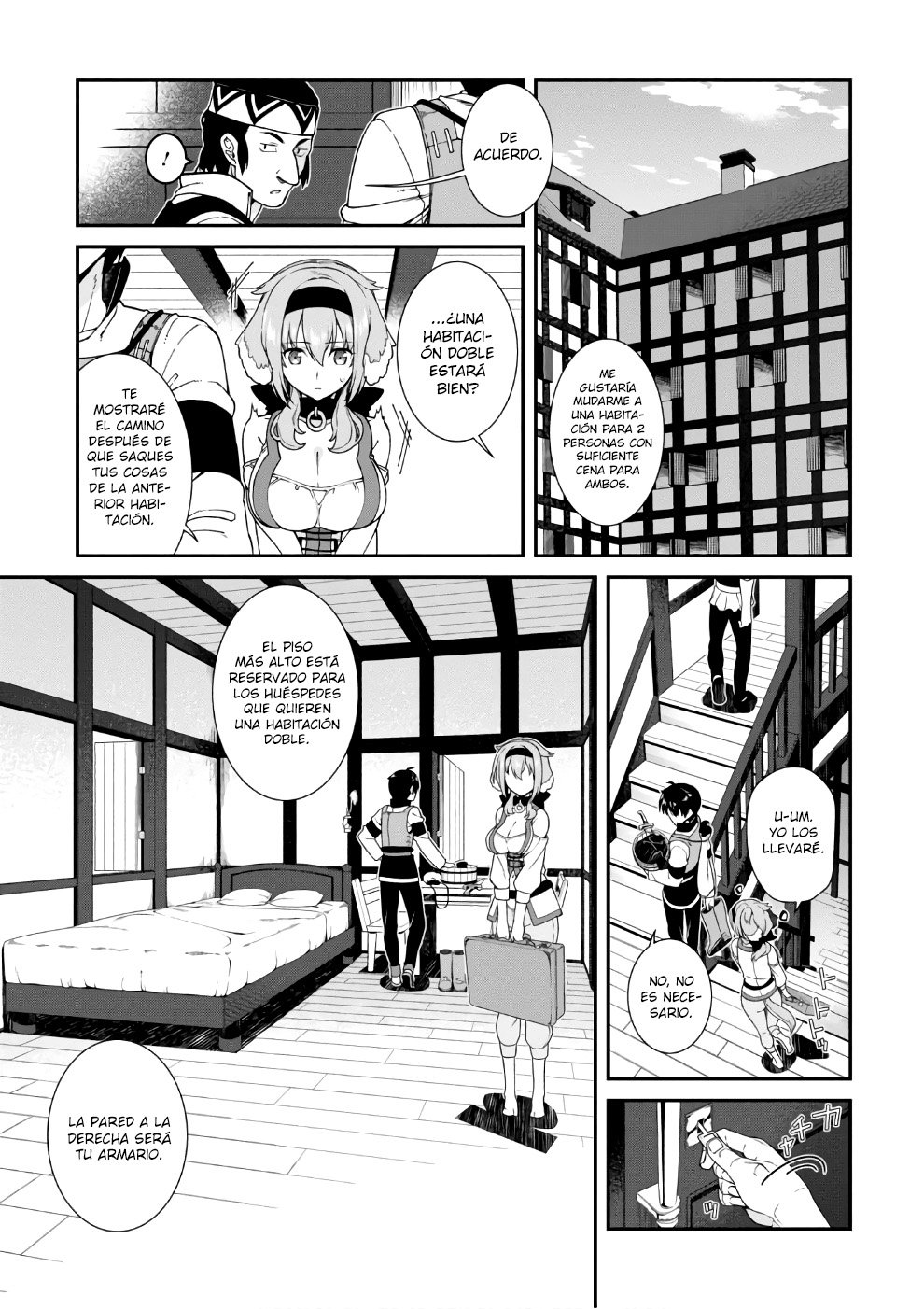 Isekai Meikyuu de Dorei Harem wo capítulo 6 página 4