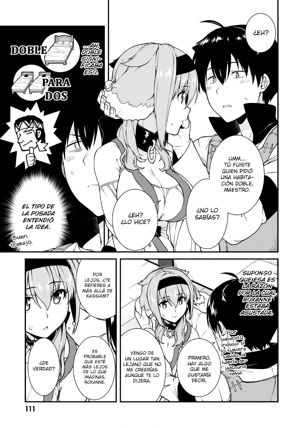 Isekai Meikyuu de Dorei Harem wo capítulo 6 página 8