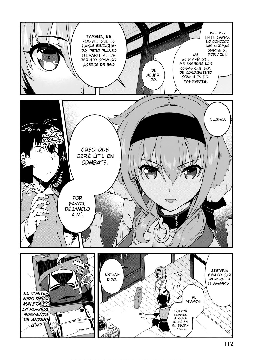 Isekai Meikyuu de Dorei Harem wo capítulo 6 página 9