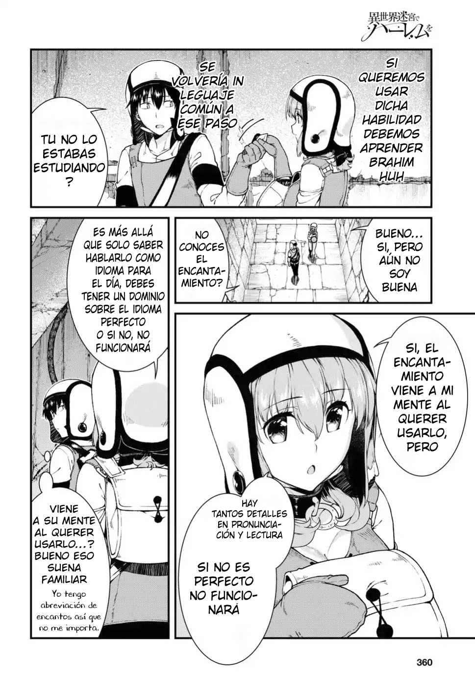 Isekai Meikyuu de Dorei Harem wo capítulo 8.2 página 16