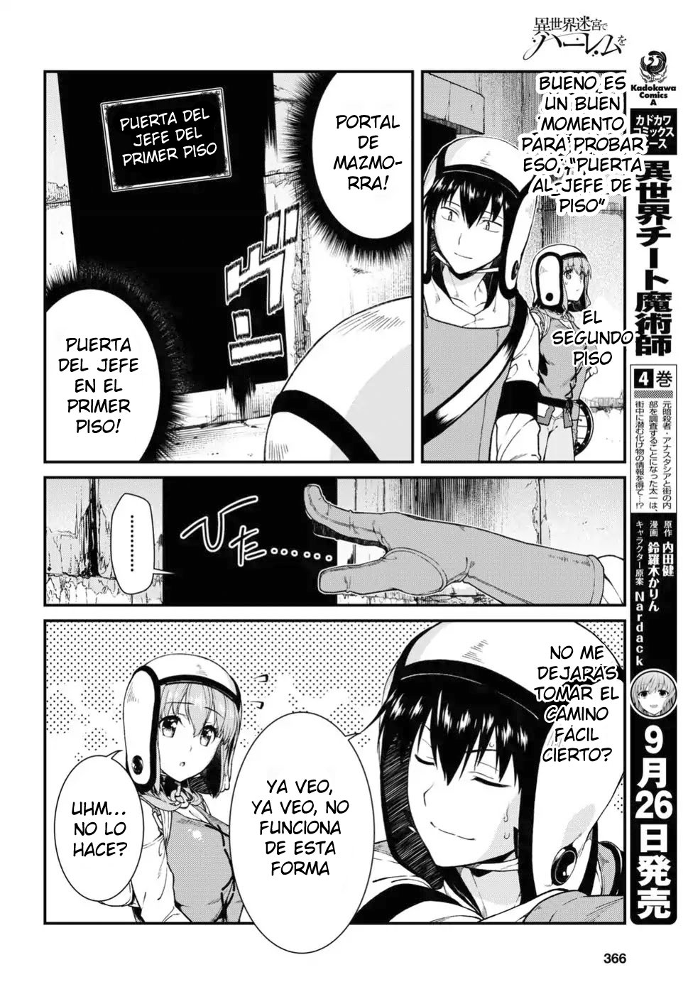 Isekai Meikyuu de Dorei Harem wo capítulo 8.2 página 22