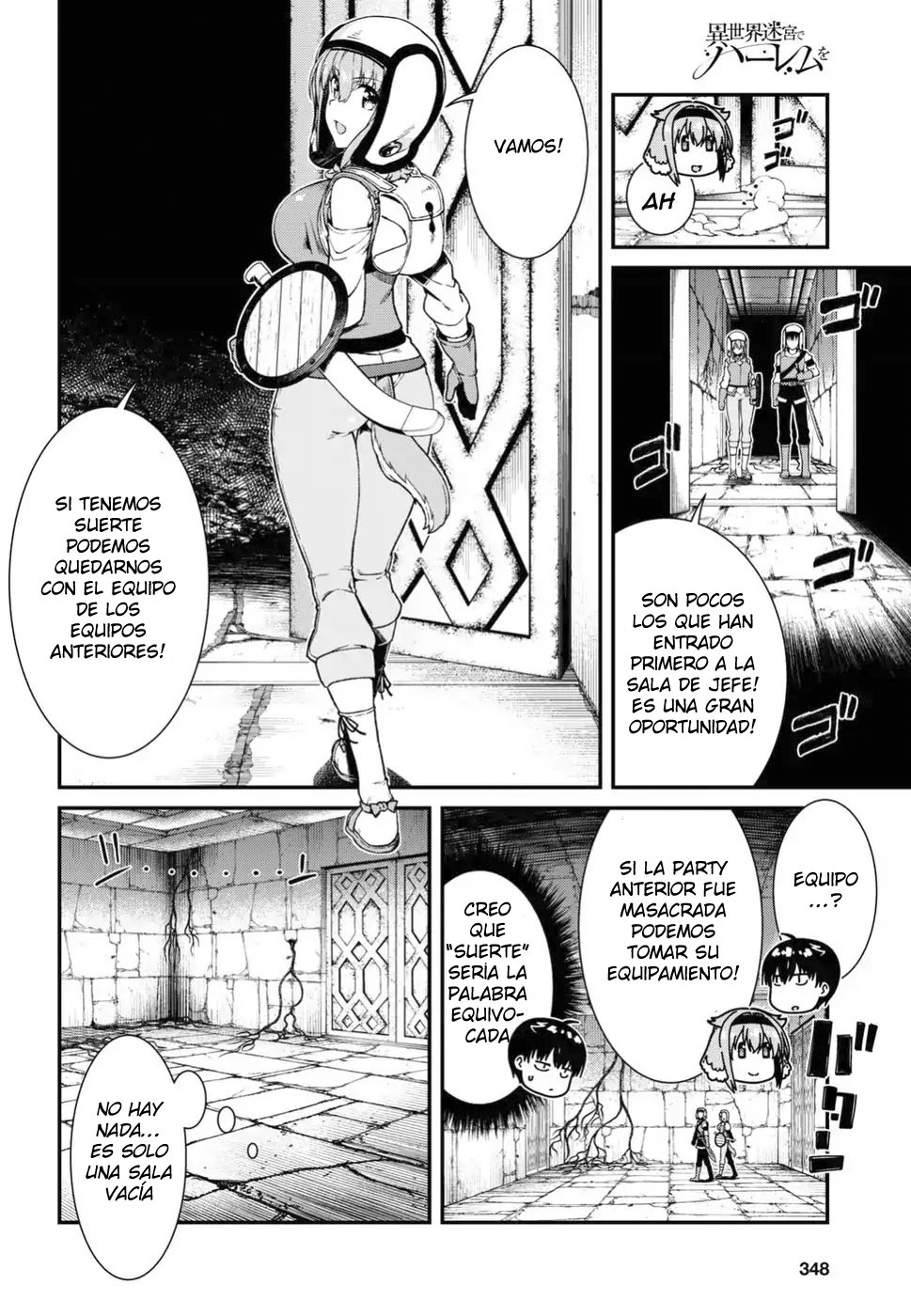 Isekai Meikyuu de Dorei Harem wo capítulo 8.2 página 4