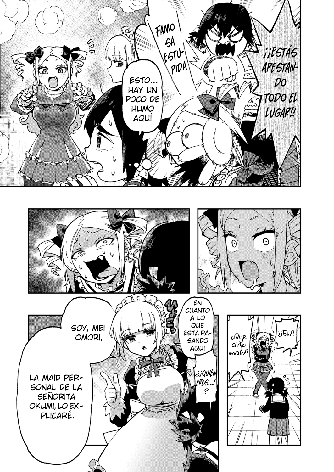 ¡Es mi primera vez! La señorita Okumi se la pasa elogiando a su amiga jodida capítulo 1 página 4
