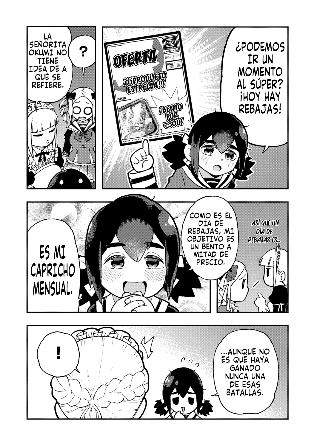 ¡Es mi primera vez! La señorita Okumi se la pasa elogiando a su amiga jodida capítulo 2 página 4