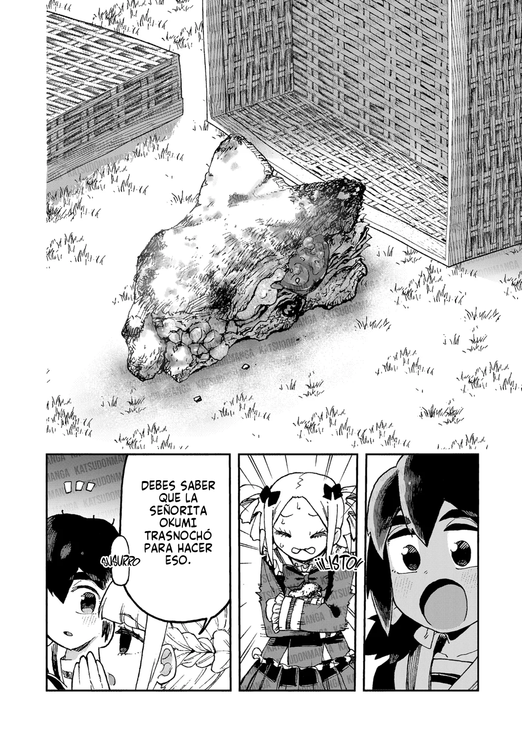 ¡Es mi primera vez! La señorita Okumi se la pasa elogiando a su amiga jodida capítulo 3 página 16