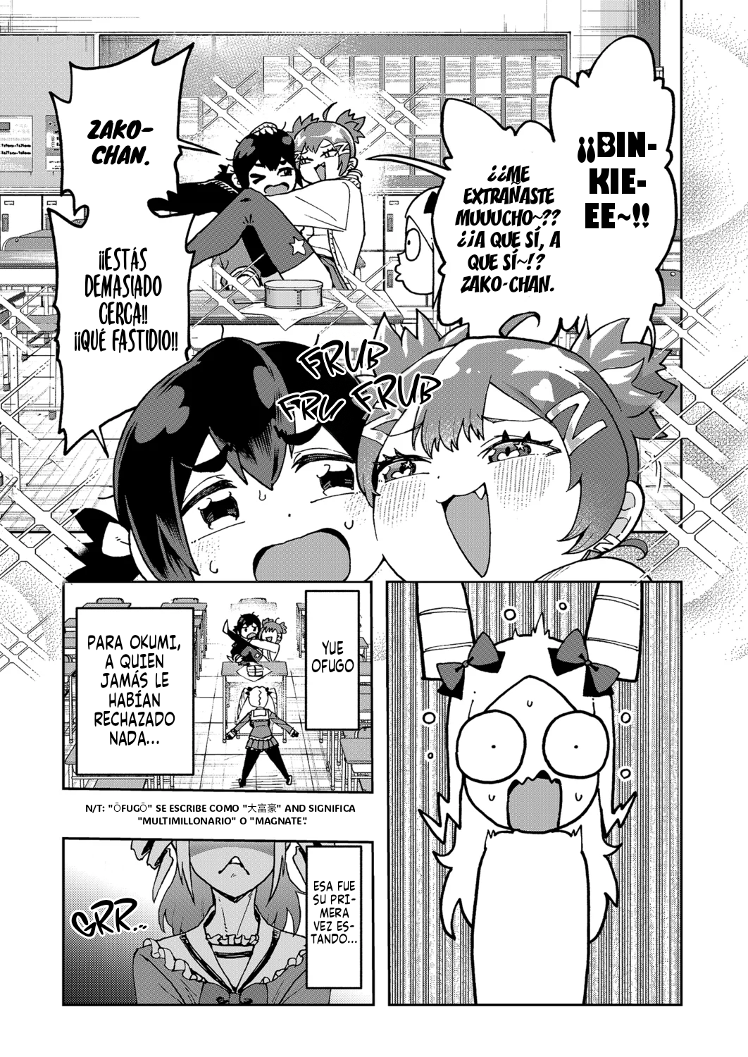 ¡Es mi primera vez! La señorita Okumi se la pasa elogiando a su amiga jodida capítulo 4 página 4