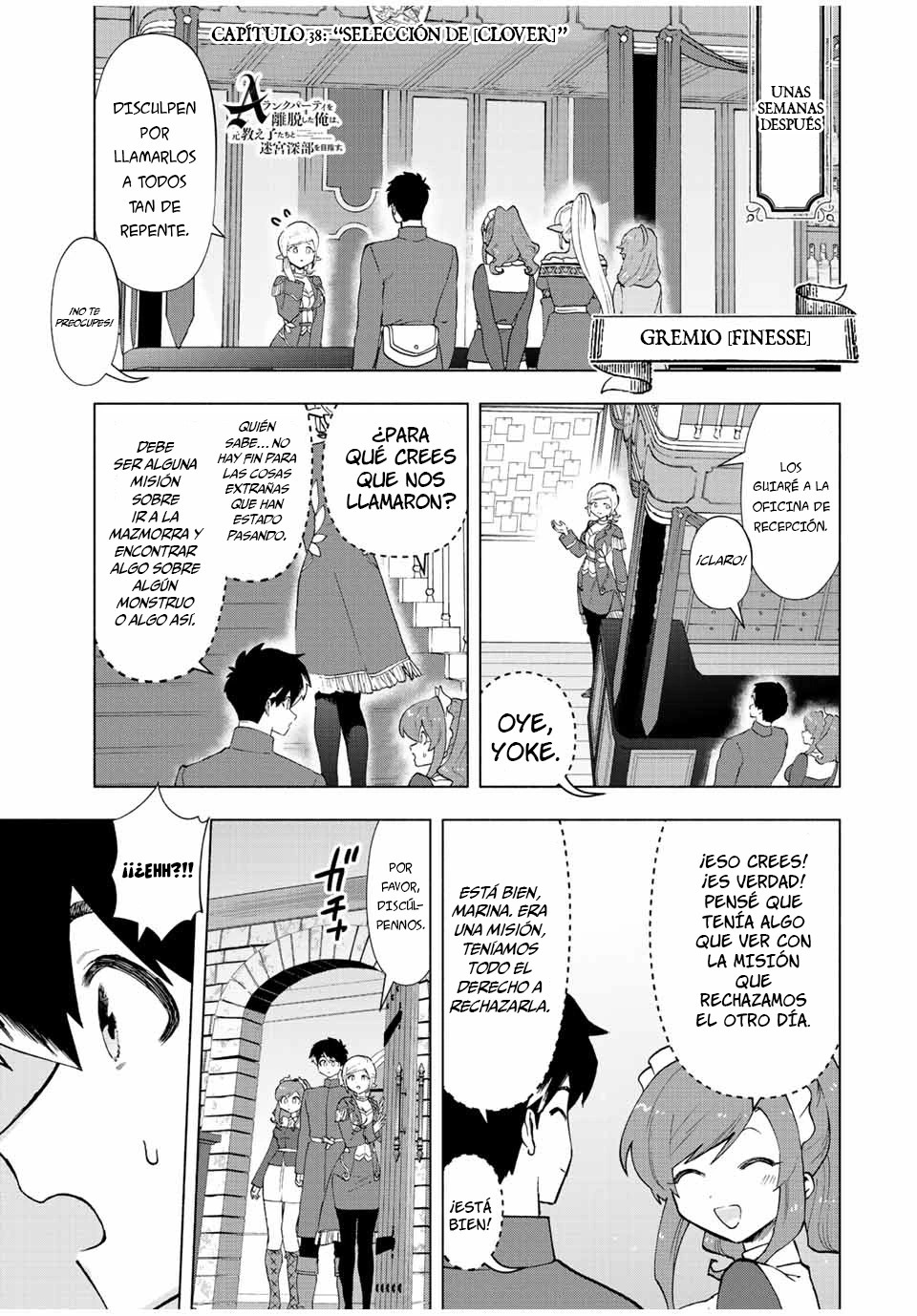 A Rank Party wo Ridatsu Shita Ore wa, Moto Oshiego Tachi to Meikyuu Shinbu wo Mezasu capítulo 38 página 4