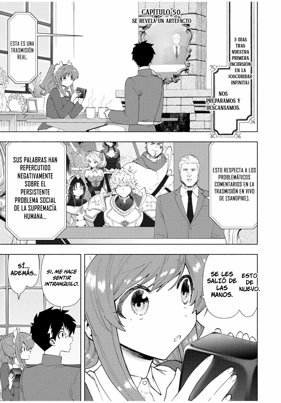 A Rank Party wo Ridatsu Shita Ore wa, Moto Oshiego Tachi to Meikyuu Shinbu wo Mezasu capítulo 50 página 3