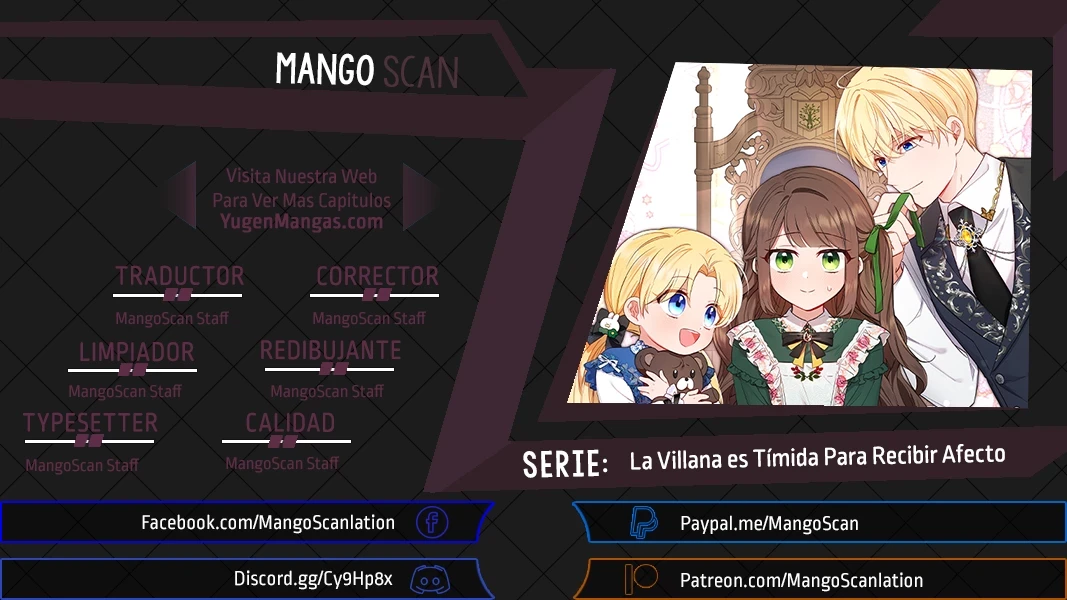 La Villana es Tímida Para Recibir Afecto capítulo 2 página 1