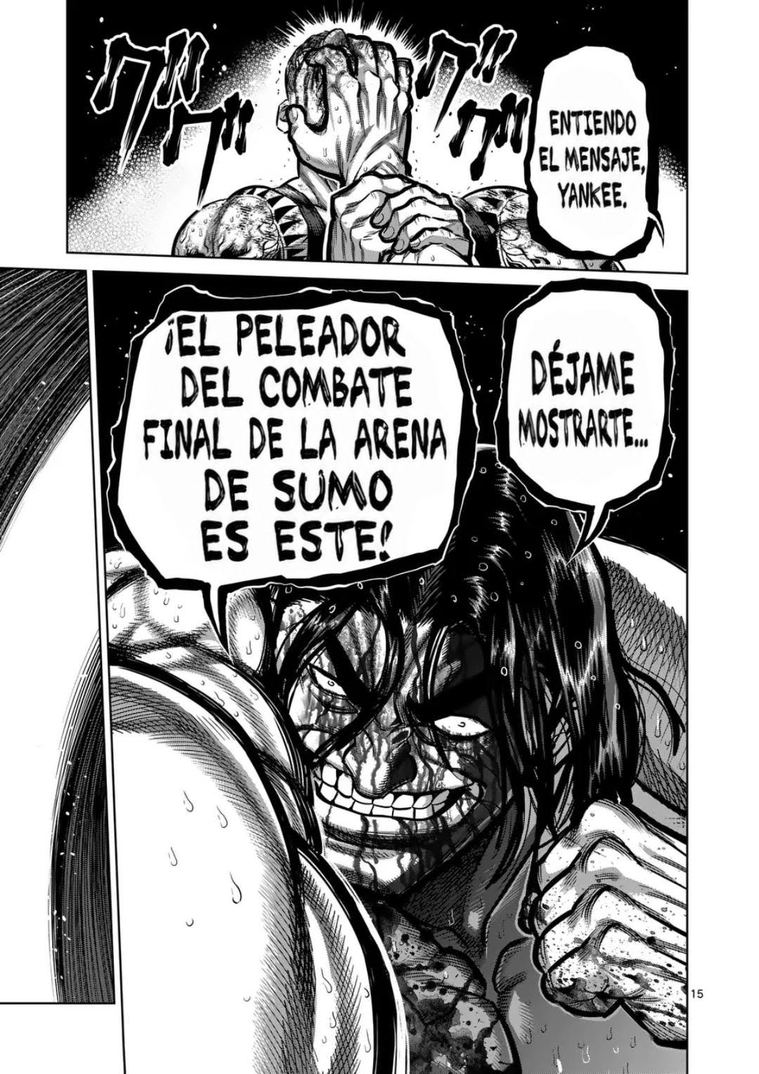 Kengan Omega capítulo 365 página 16