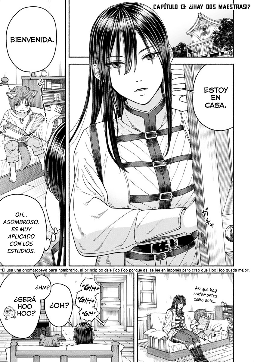 Onna Kishi to Kemomimi no Ko capítulo 13 página 2
