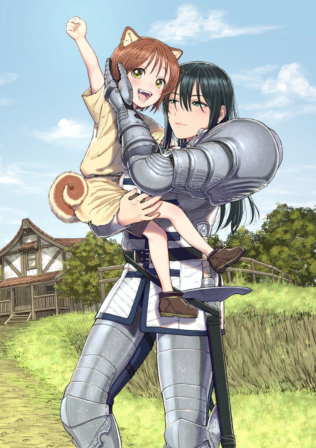 Onna Kishi to Kemomimi no Ko capítulo 15 página 1