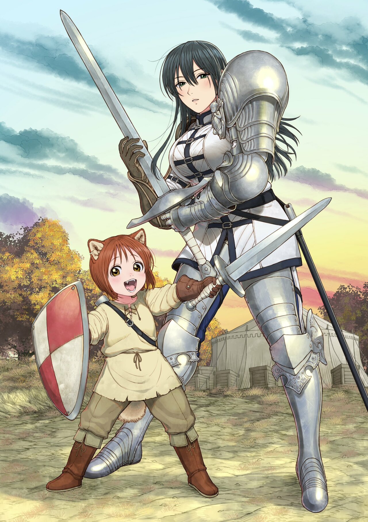 Onna Kishi to Kemomimi no Ko capítulo 26 página 1