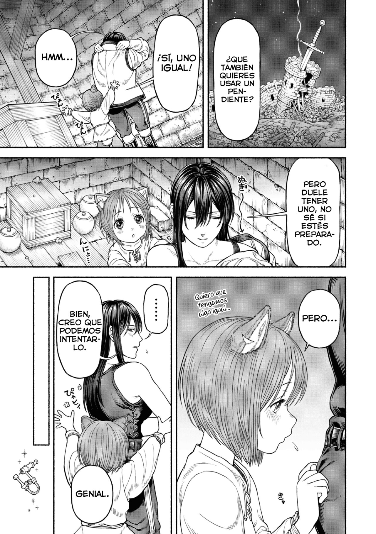 Onna Kishi to Kemomimi no Ko capítulo 31.5 página 4