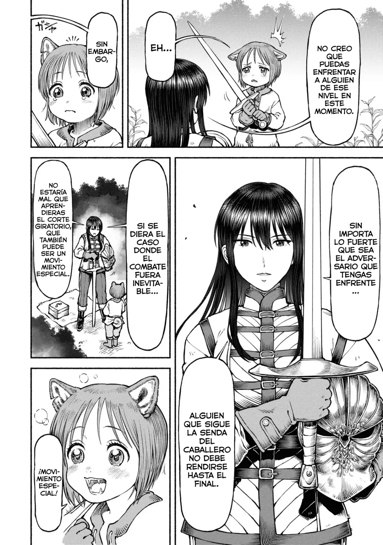 Onna Kishi to Kemomimi no Ko capítulo 40 página 4