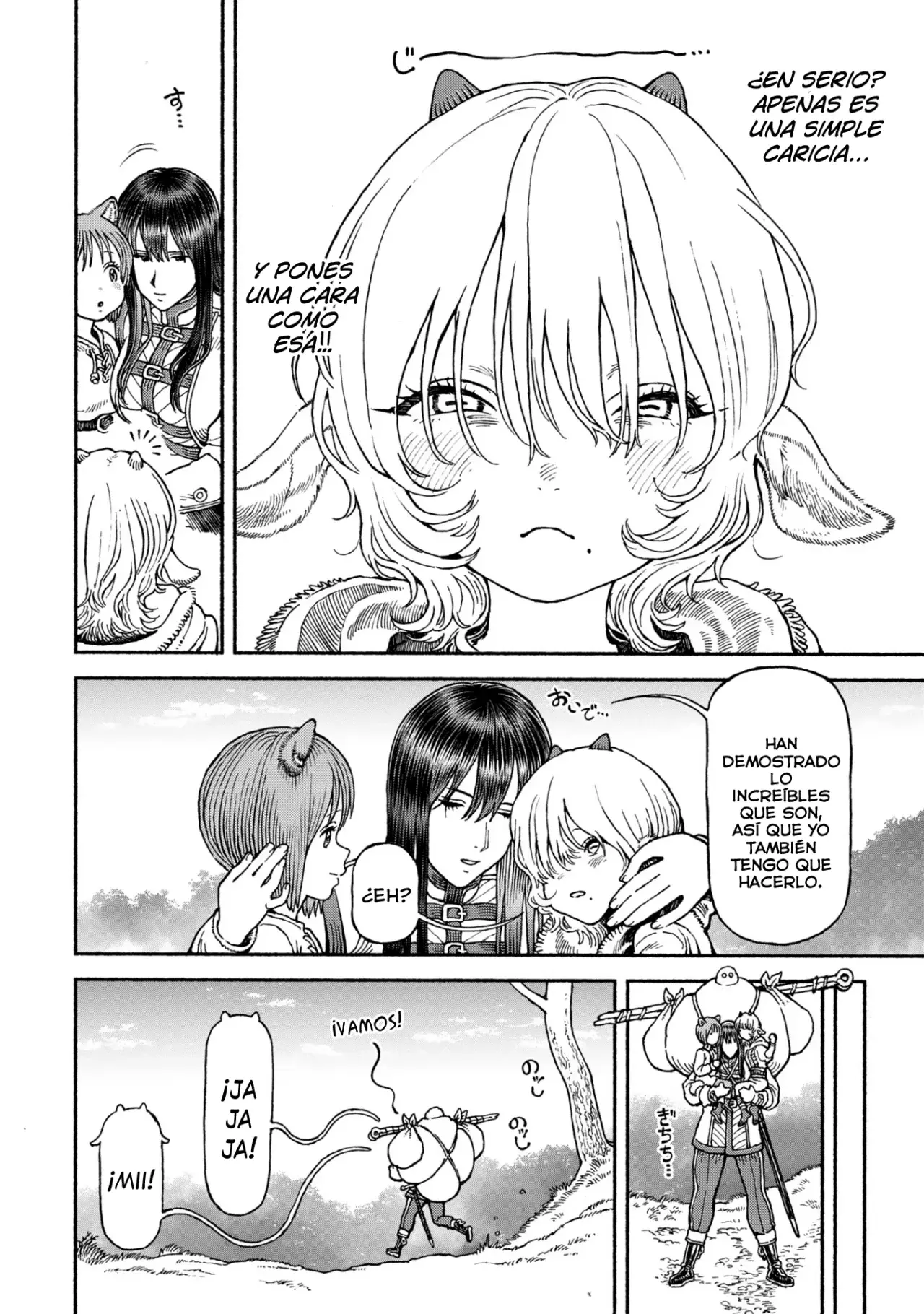 Onna Kishi to Kemomimi no Ko capítulo 53 página 12