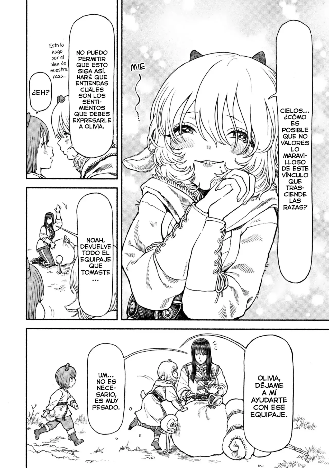 Onna Kishi to Kemomimi no Ko capítulo 53 página 4