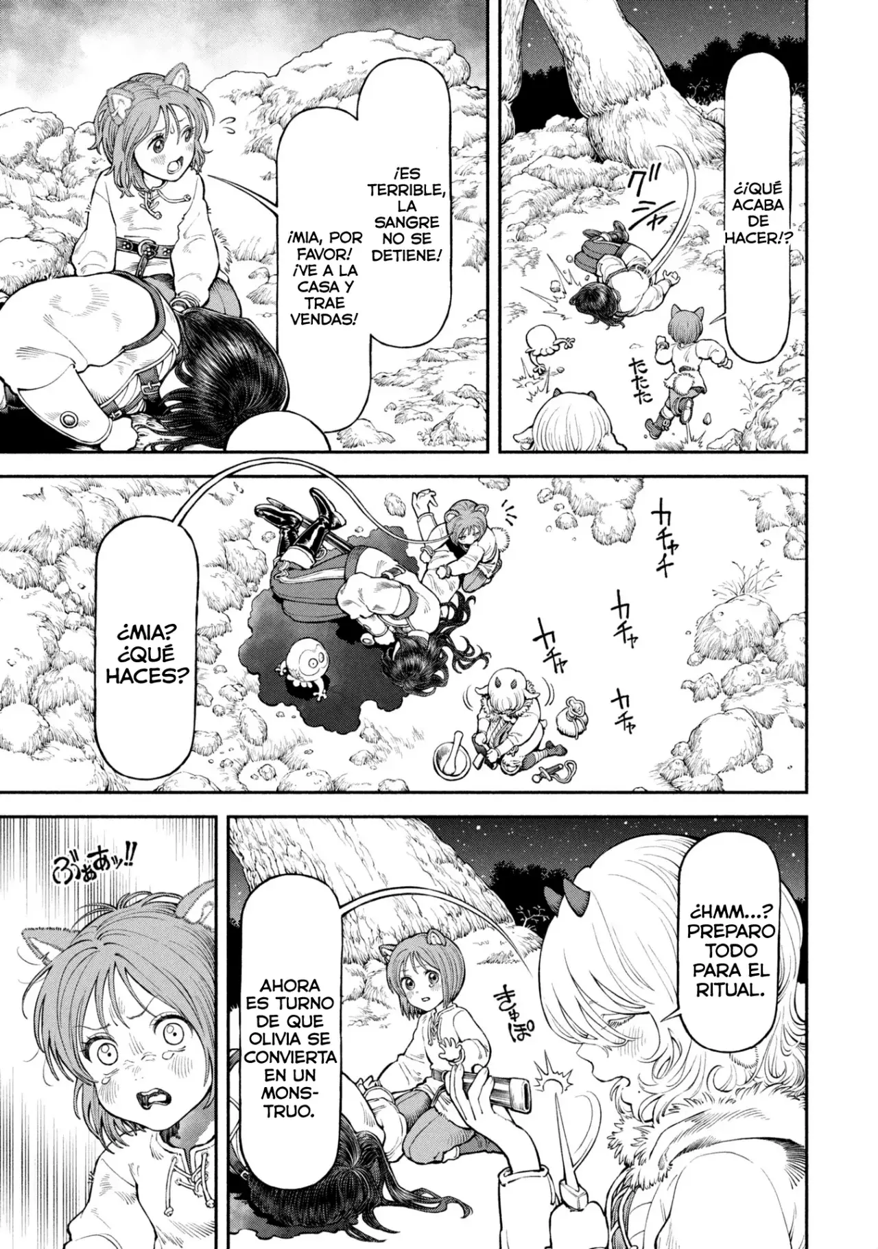 Onna Kishi to Kemomimi no Ko capítulo 57 página 6