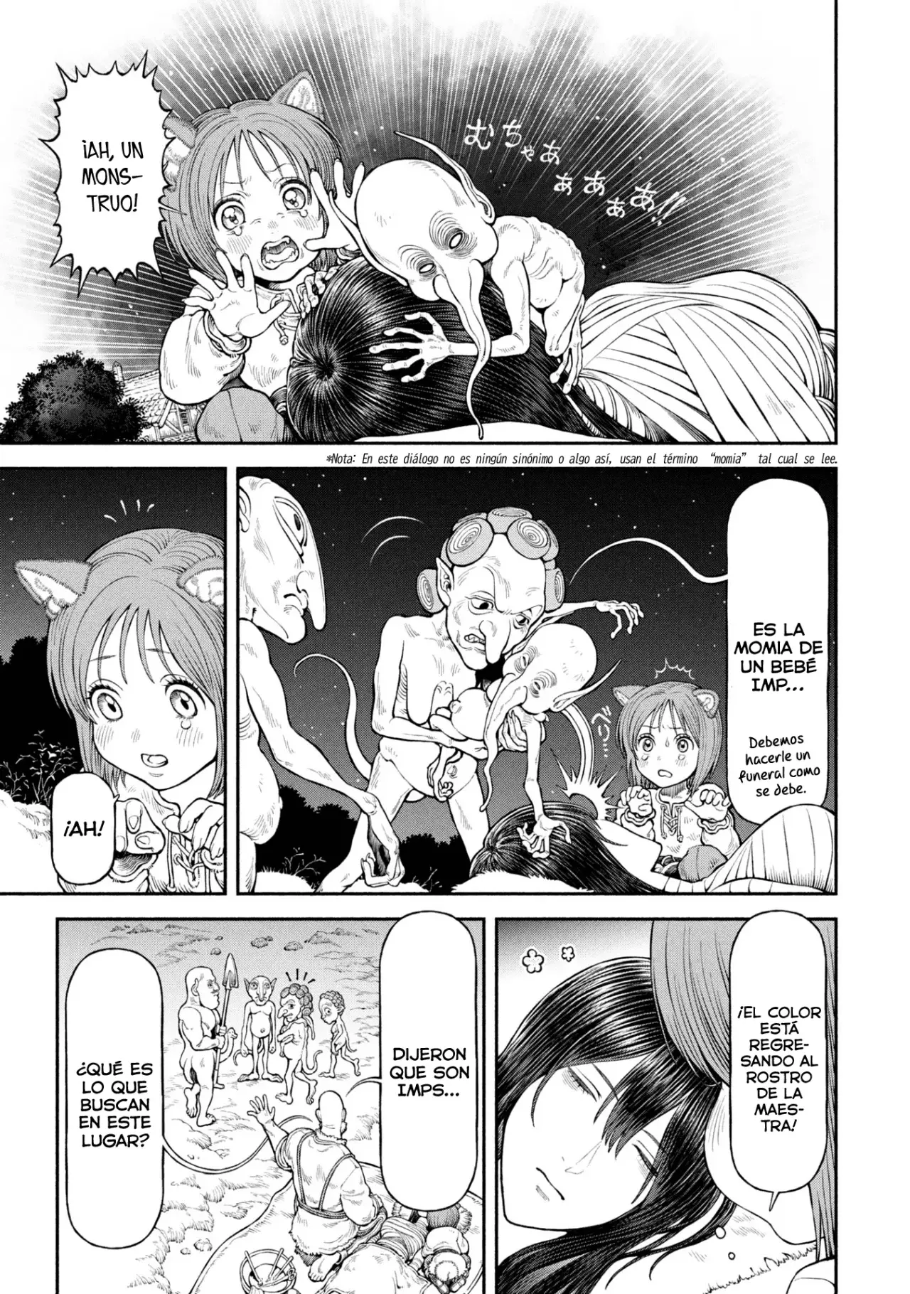 Onna Kishi to Kemomimi no Ko capítulo 58 página 7