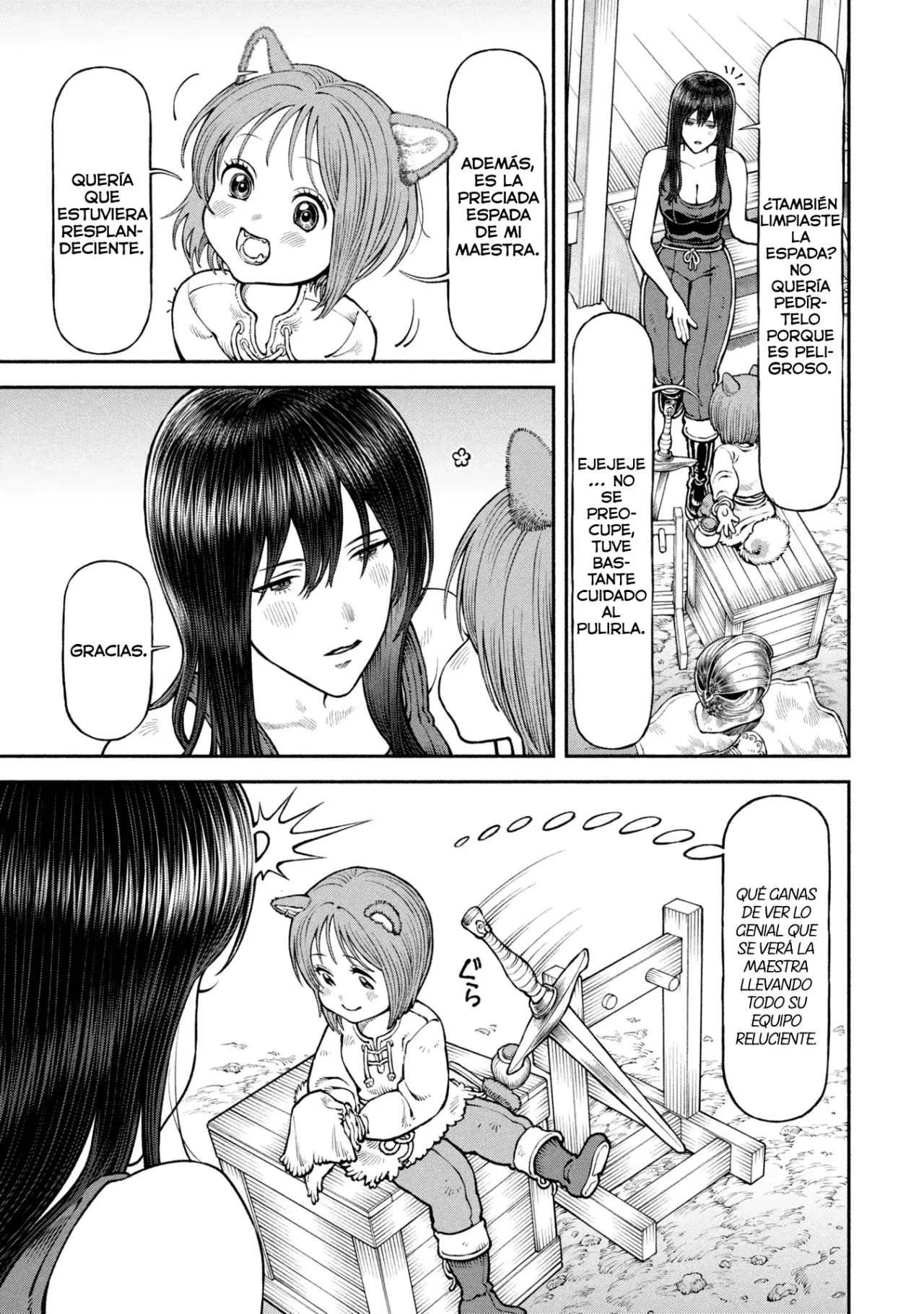 Onna Kishi to Kemomimi no Ko capítulo 60 página 4