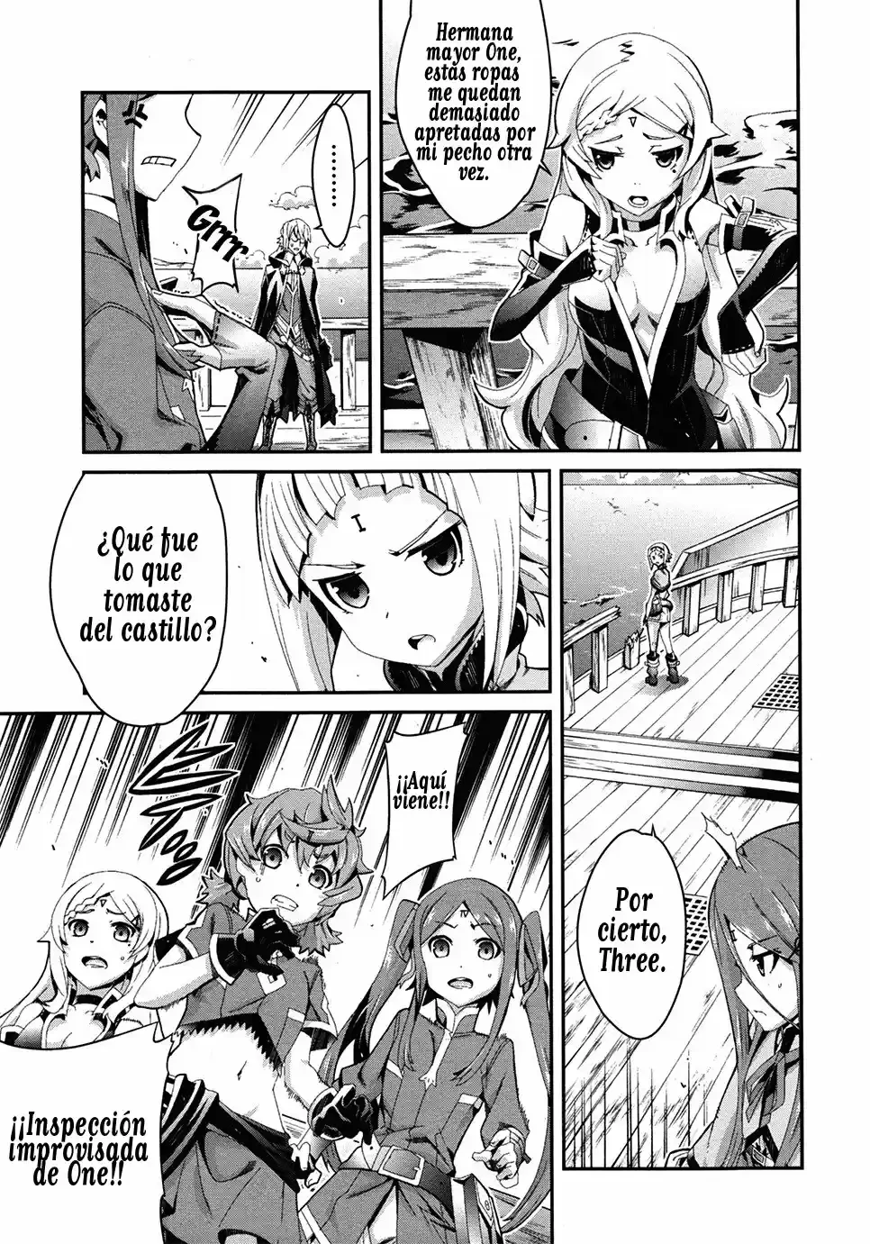 Drag-On Dragoon - Utahime Five capítulo 3 página 13
