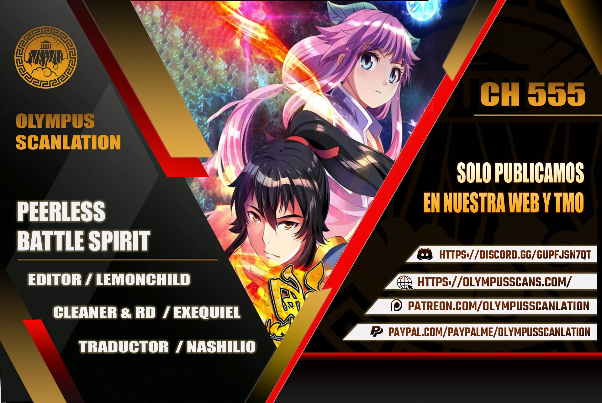Peerless Battle Spirit capítulo 555 página 1