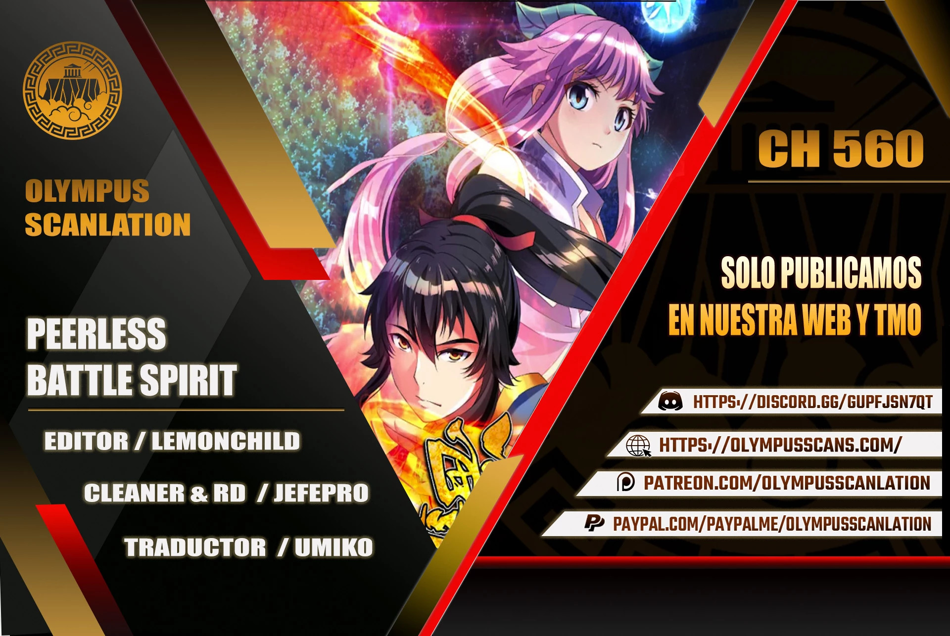 Peerless Battle Spirit capítulo 560 página 1