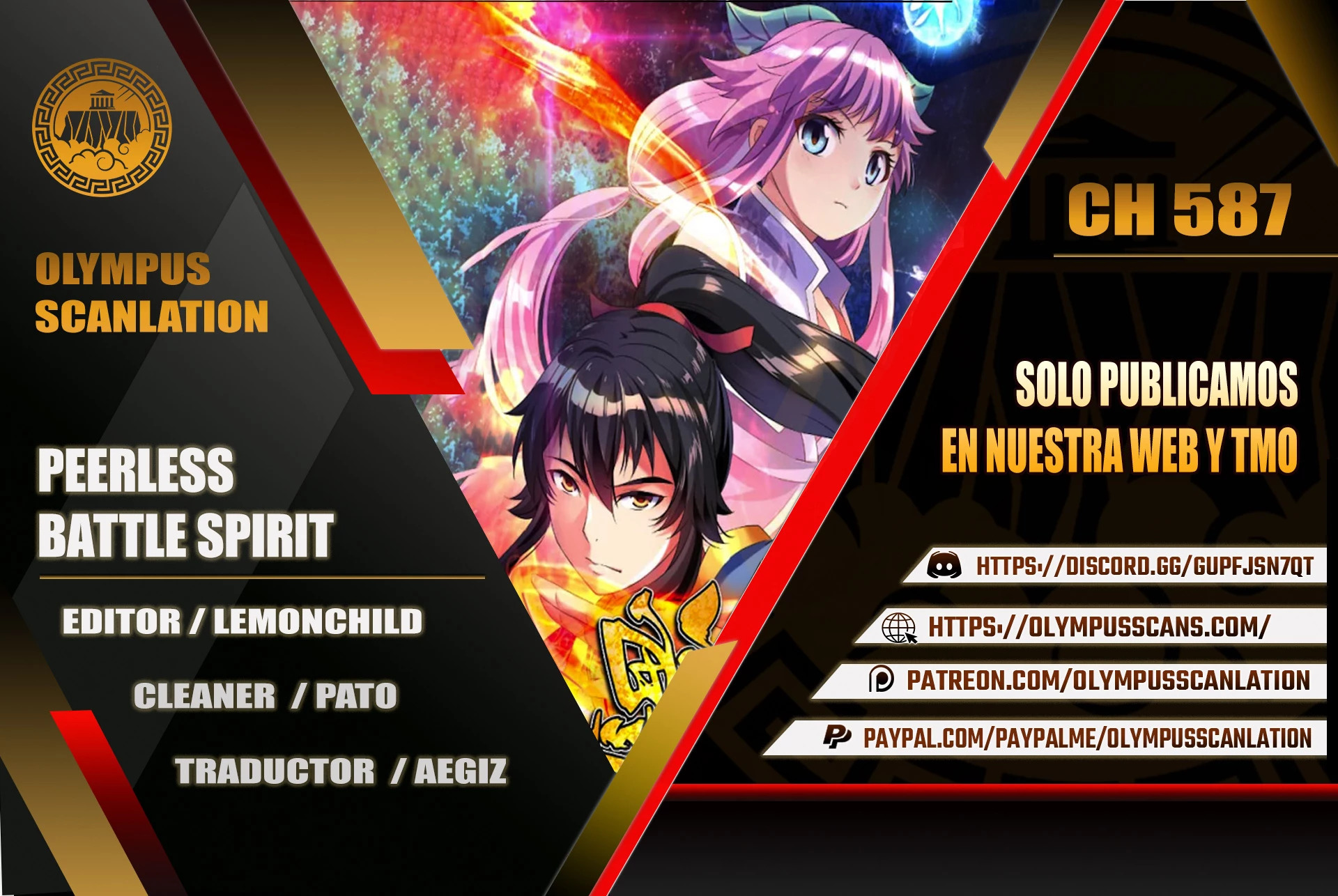 Peerless Battle Spirit capítulo 587 página 1