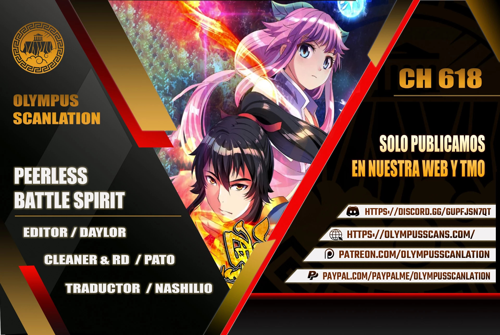 Peerless Battle Spirit capítulo 618 página 1