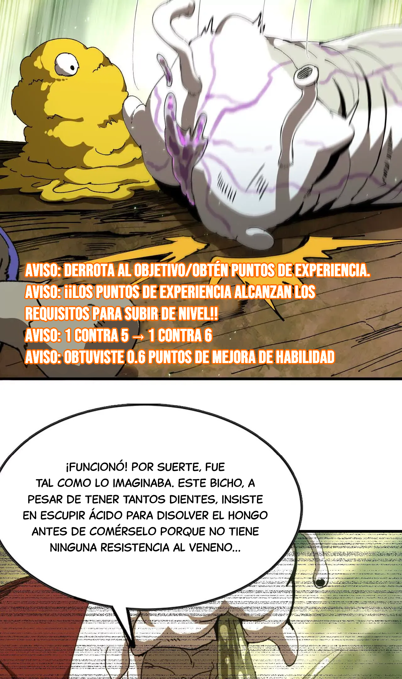 Yo, solo, como un hongo mucilaginoso capítulo 3 página 91