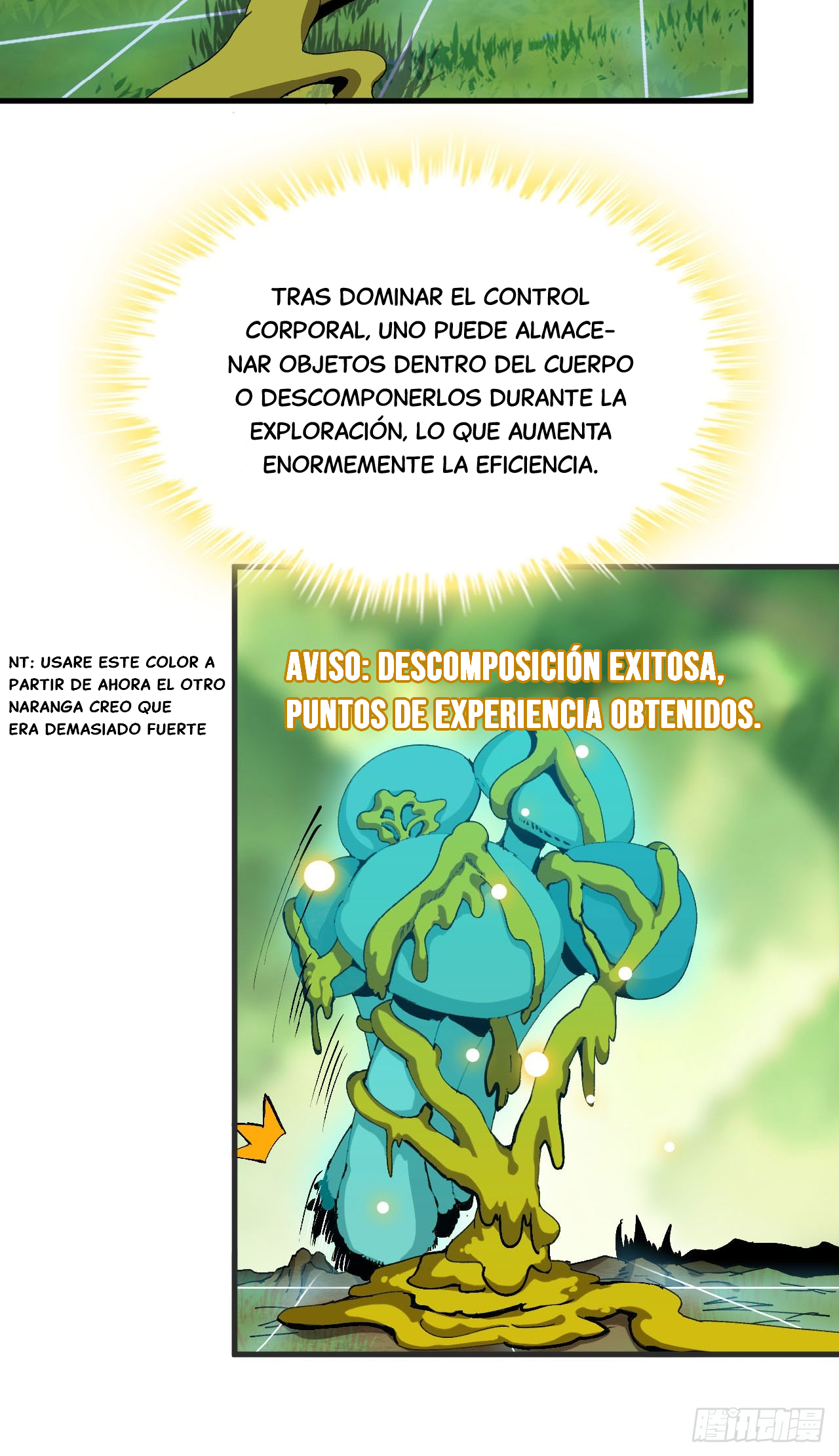 Yo, solo, como un hongo mucilaginoso capítulo 4 página 35