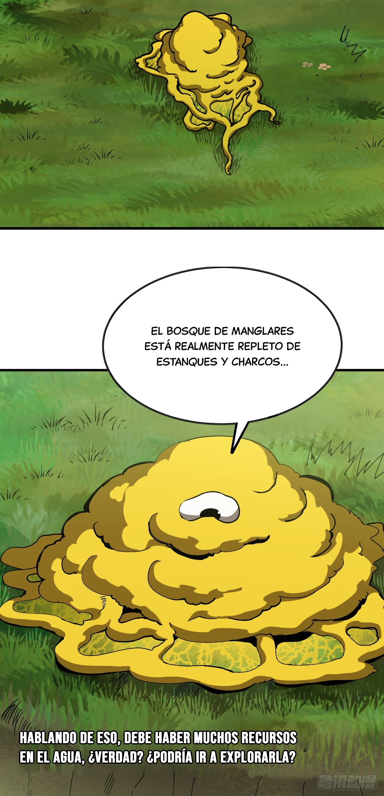 Yo, solo, como un hongo mucilaginoso capítulo 5 página 6