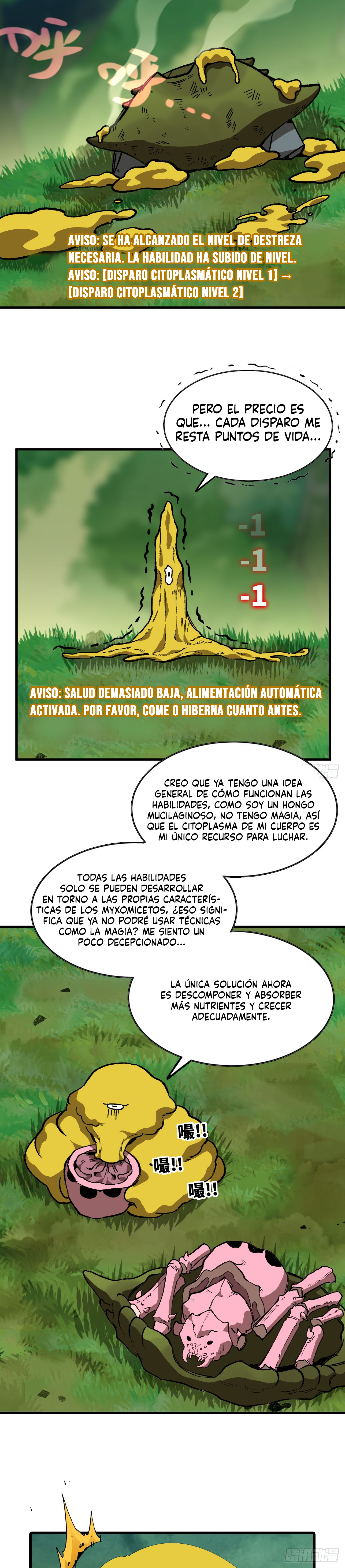 Yo, solo, como un hongo mucilaginoso capítulo 6 página 59