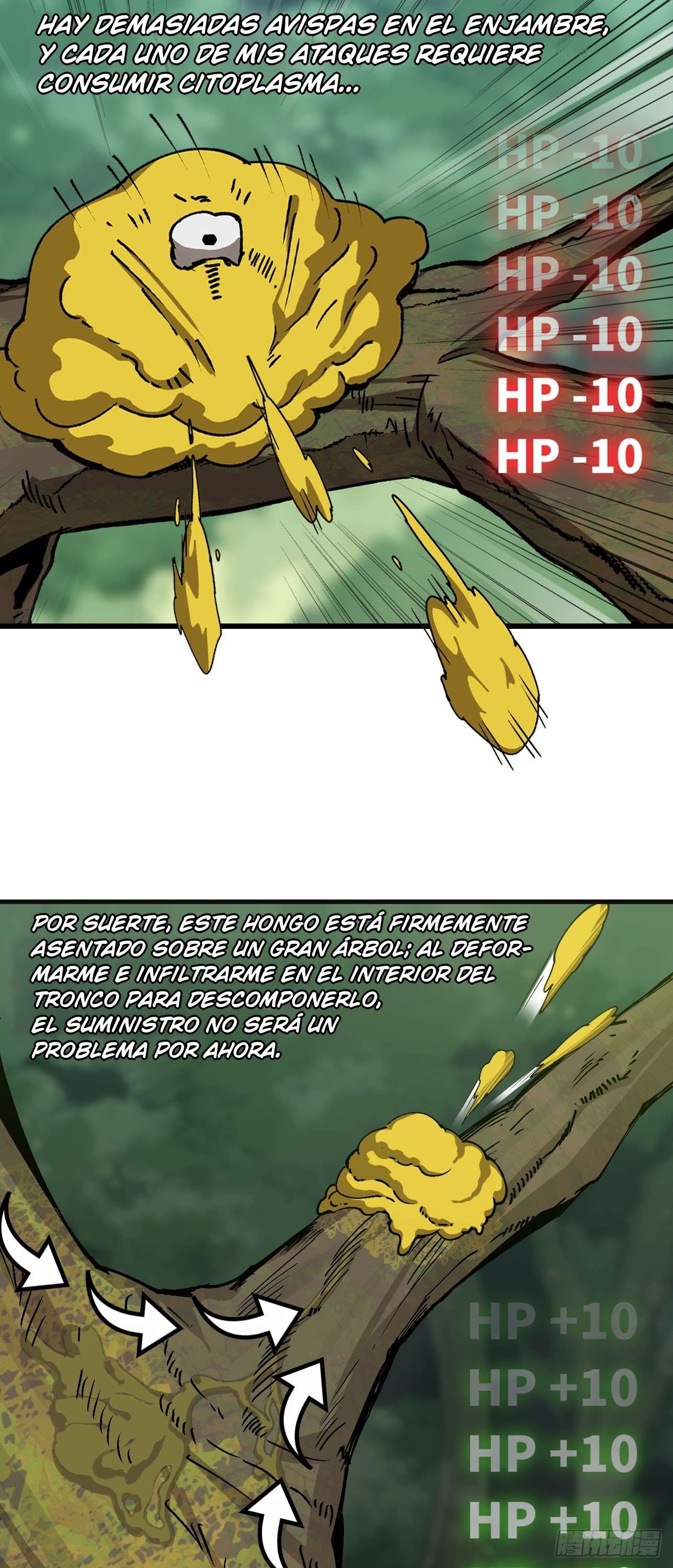 Yo, solo, como un hongo mucilaginoso capítulo 9 página 38