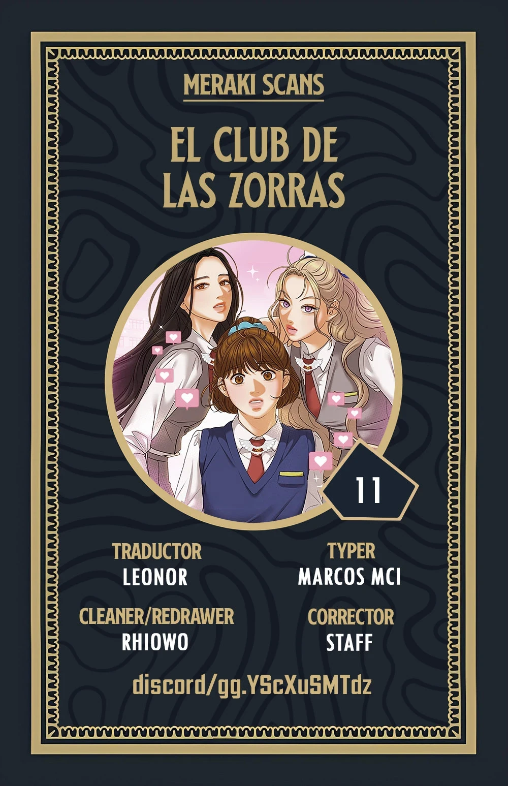El club de las  Zorras capítulo 11 página 1