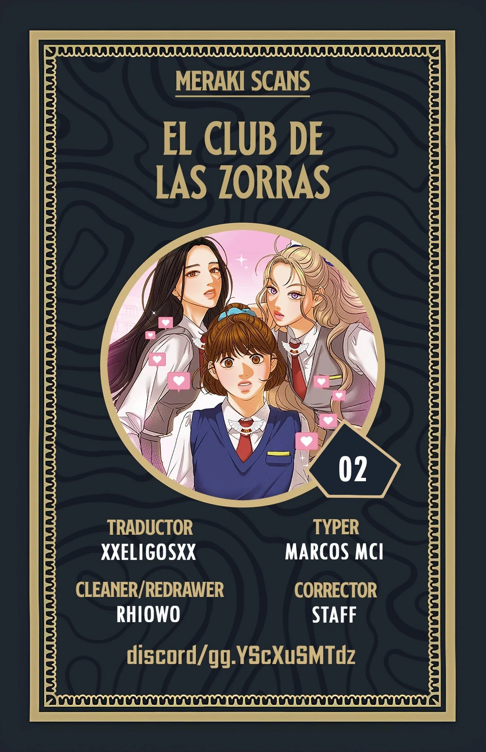 El club de las  Zorras capítulo 2 página 1