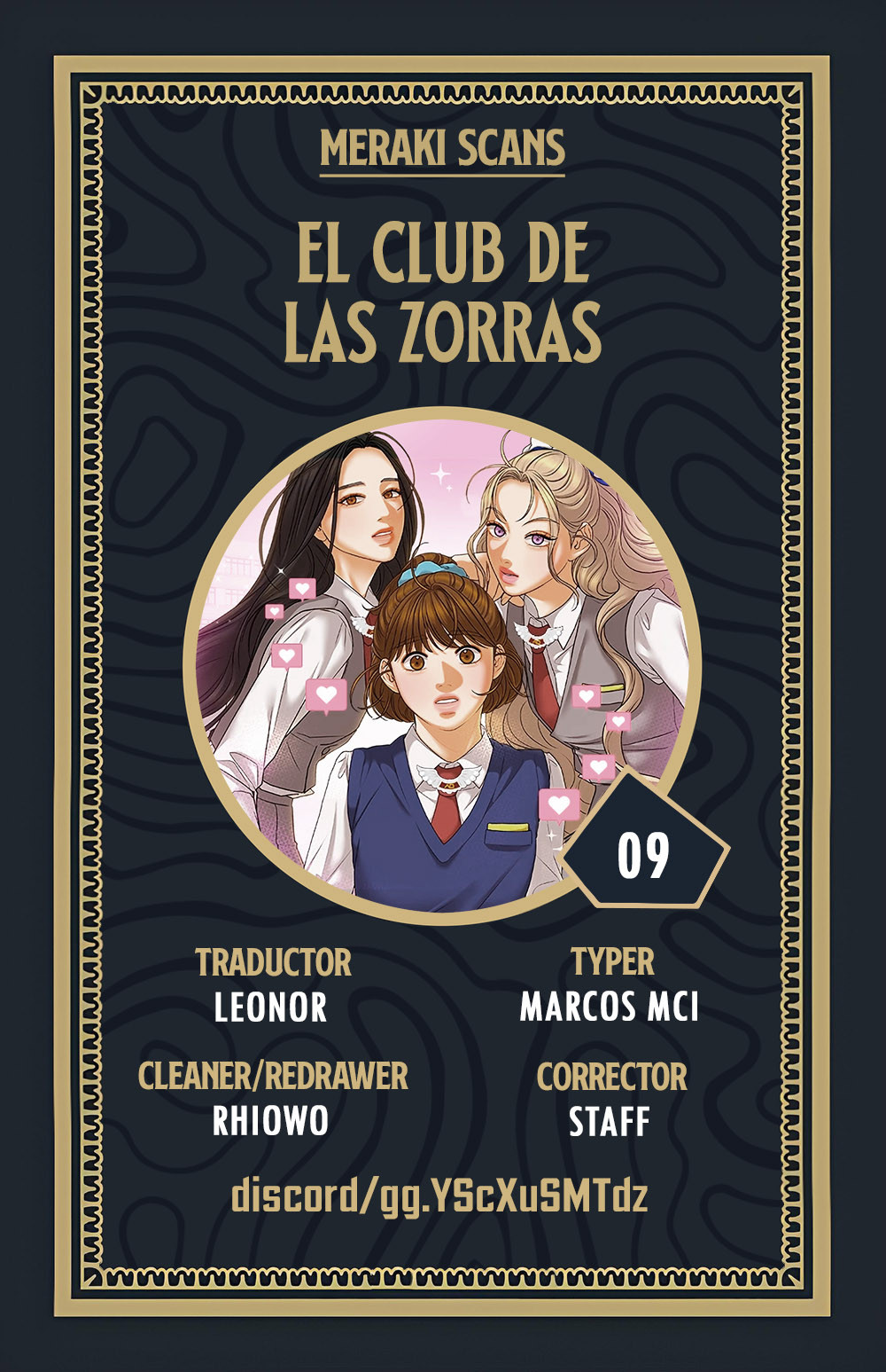 El club de las  Zorras capítulo 9 página 1