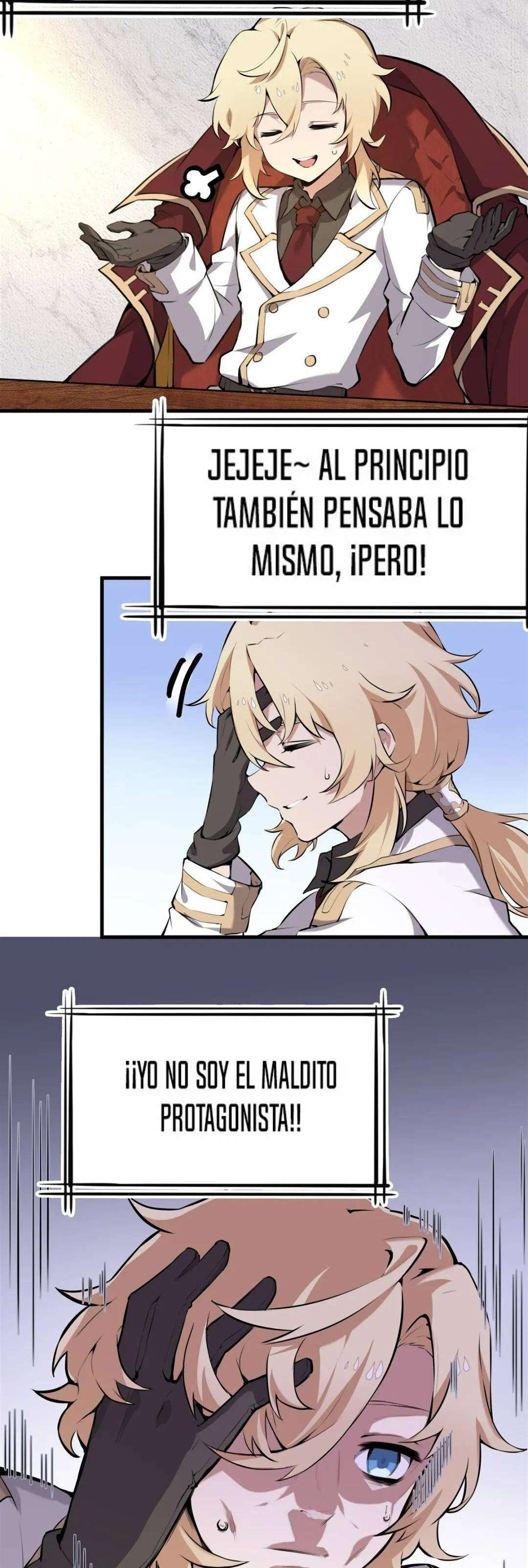 El villano rubio de la novela de la protagonista femenina quiere ser feliz capítulo 0.1 página 12