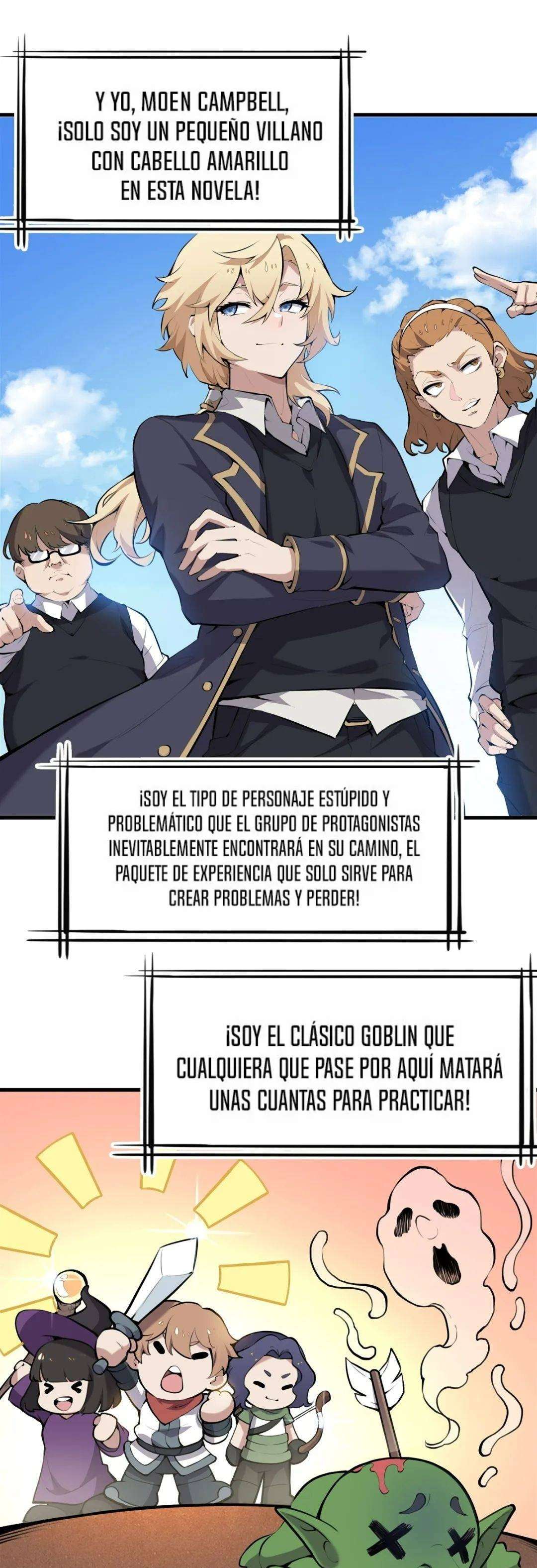 El villano rubio de la novela de la protagonista femenina quiere ser feliz capítulo 0.1 página 14