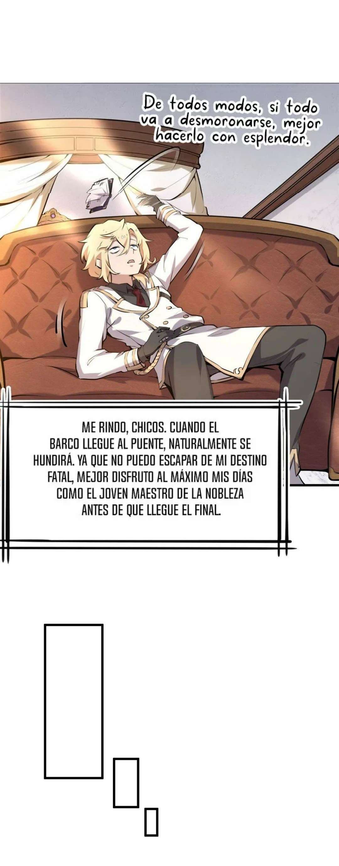 El villano rubio de la novela de la protagonista femenina quiere ser feliz capítulo 0.1 página 17