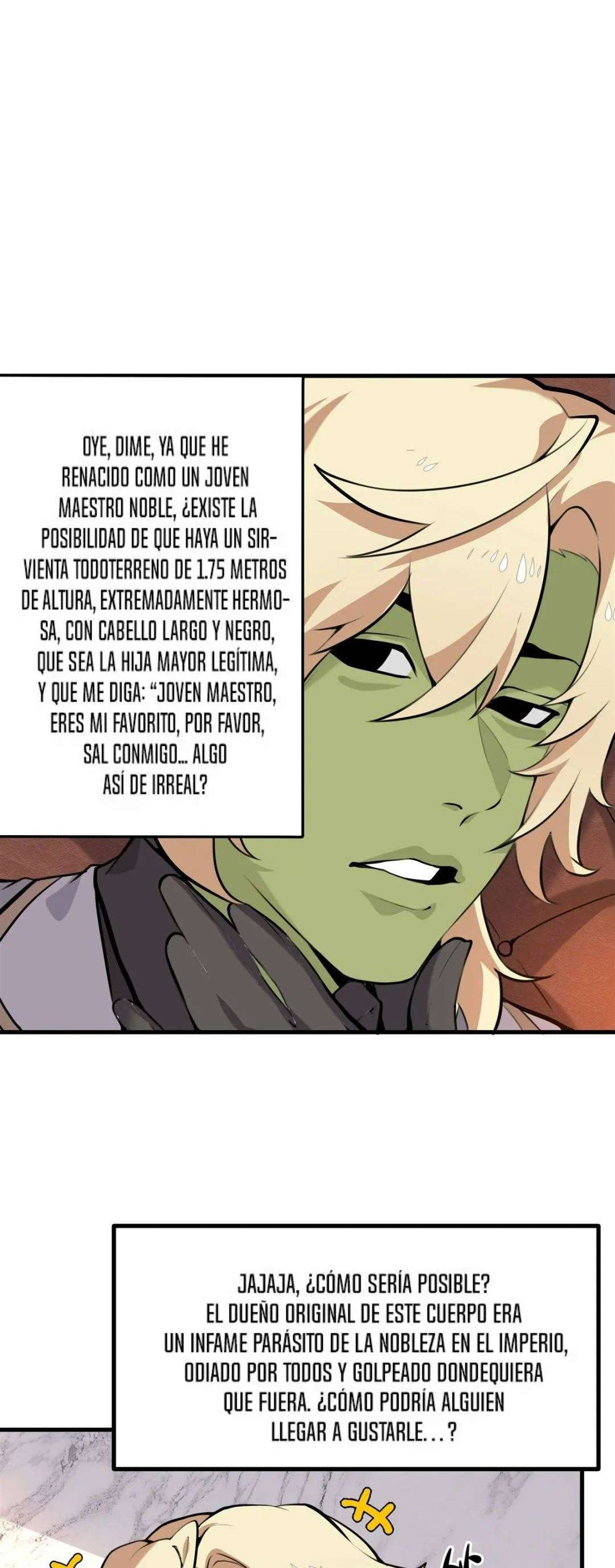 El villano rubio de la novela de la protagonista femenina quiere ser feliz capítulo 0.1 página 18