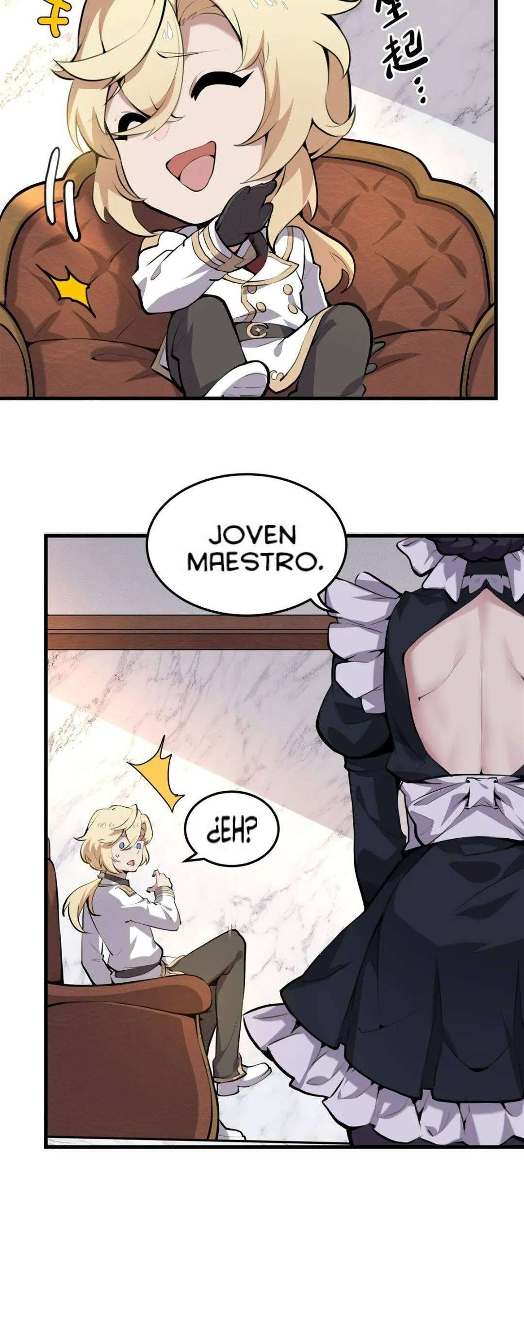El villano rubio de la novela de la protagonista femenina quiere ser feliz capítulo 0.1 página 19