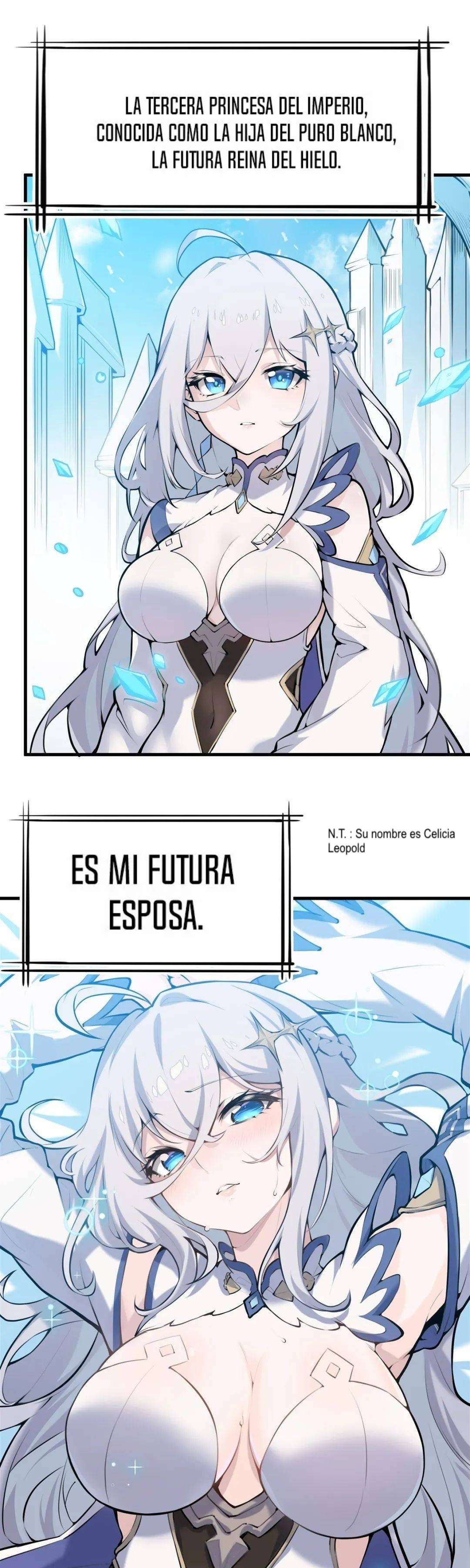 El villano rubio de la novela de la protagonista femenina quiere ser feliz capítulo 0.1 página 8