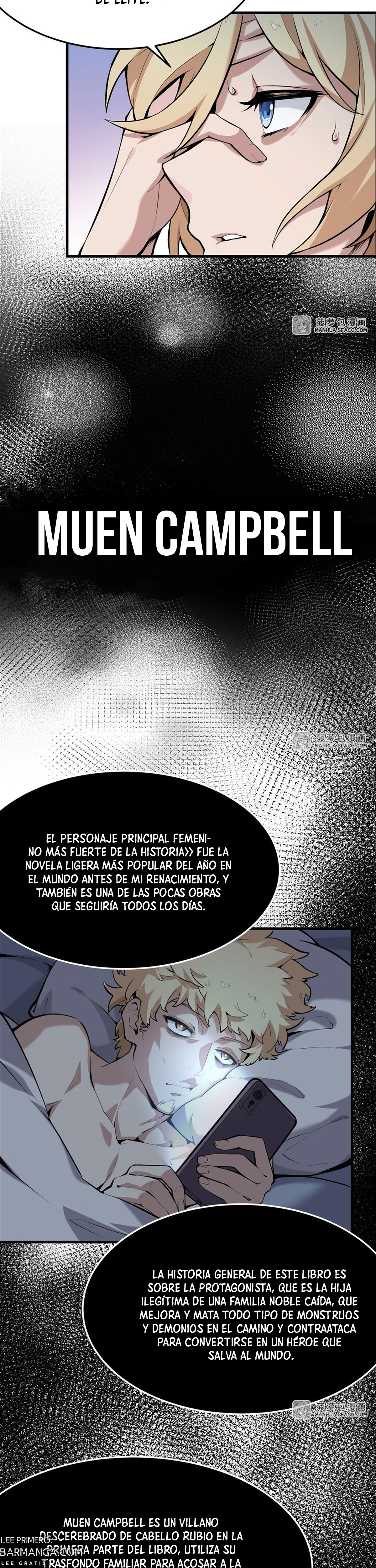 El villano rubio de la novela de la protagonista femenina quiere ser feliz capítulo 1 página 10