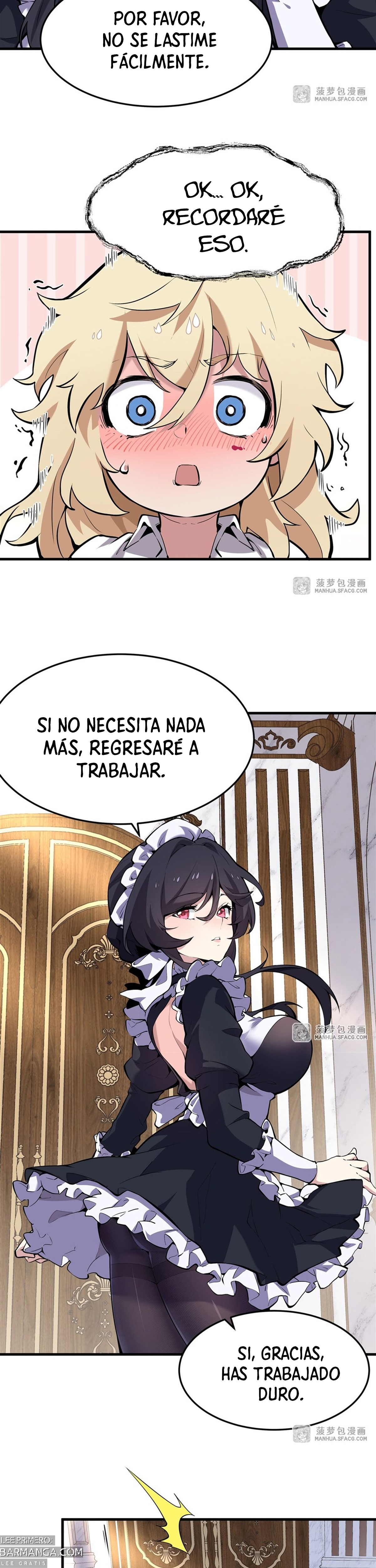 El villano rubio de la novela de la protagonista femenina quiere ser feliz capítulo 1 página 17