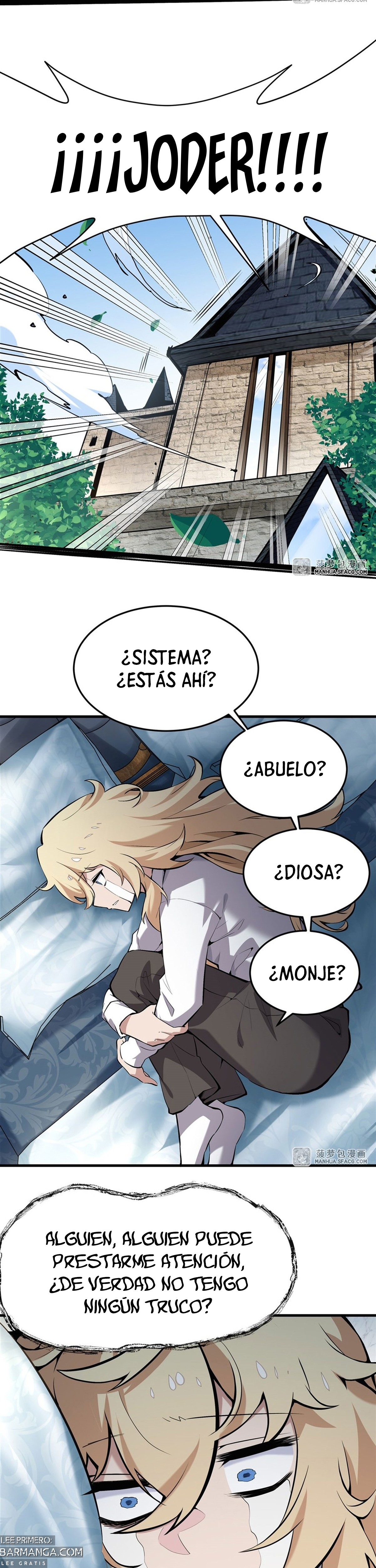 El villano rubio de la novela de la protagonista femenina quiere ser feliz capítulo 1 página 22