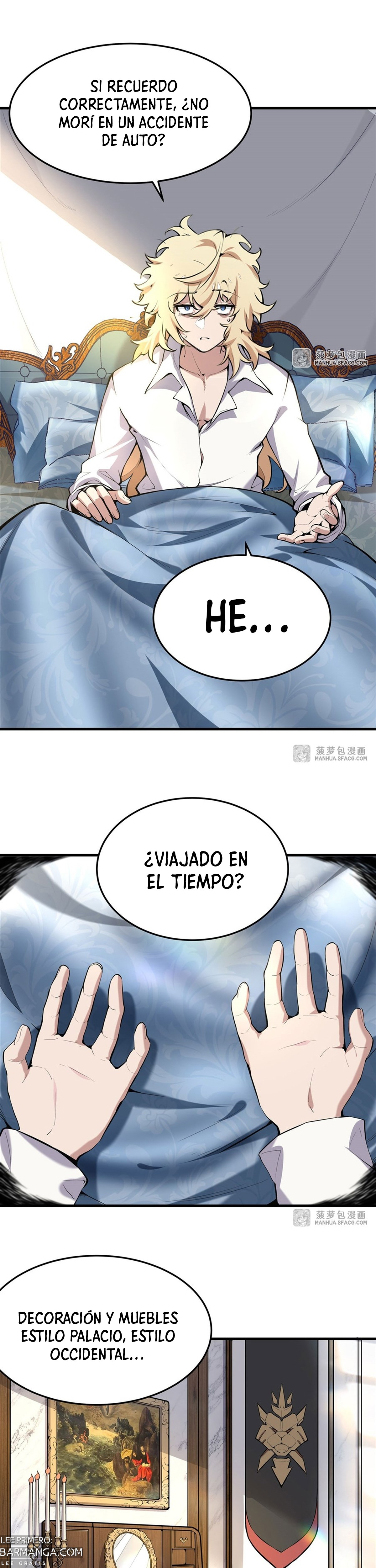 El villano rubio de la novela de la protagonista femenina quiere ser feliz capítulo 1 página 3