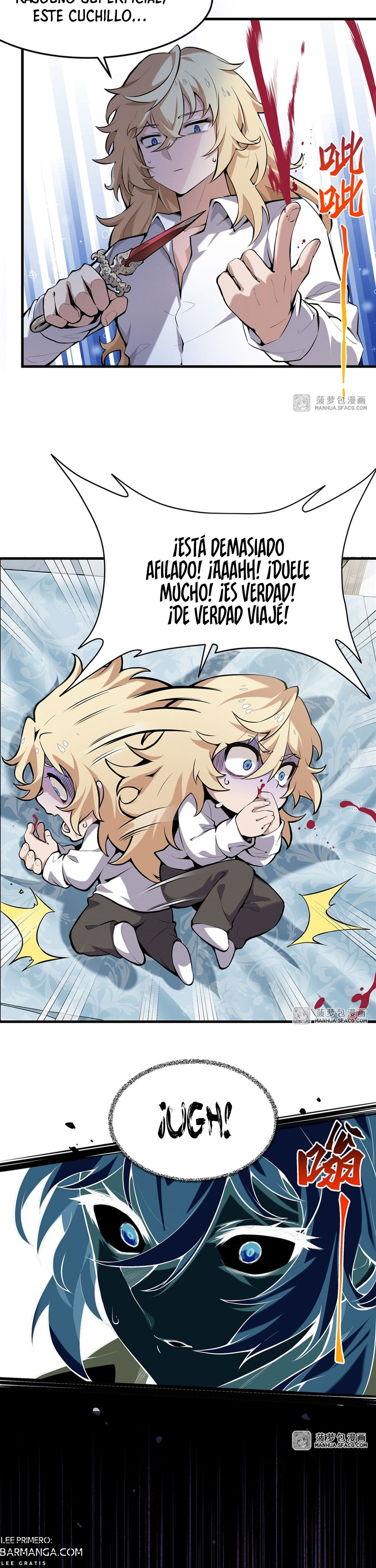 El villano rubio de la novela de la protagonista femenina quiere ser feliz capítulo 1 página 7
