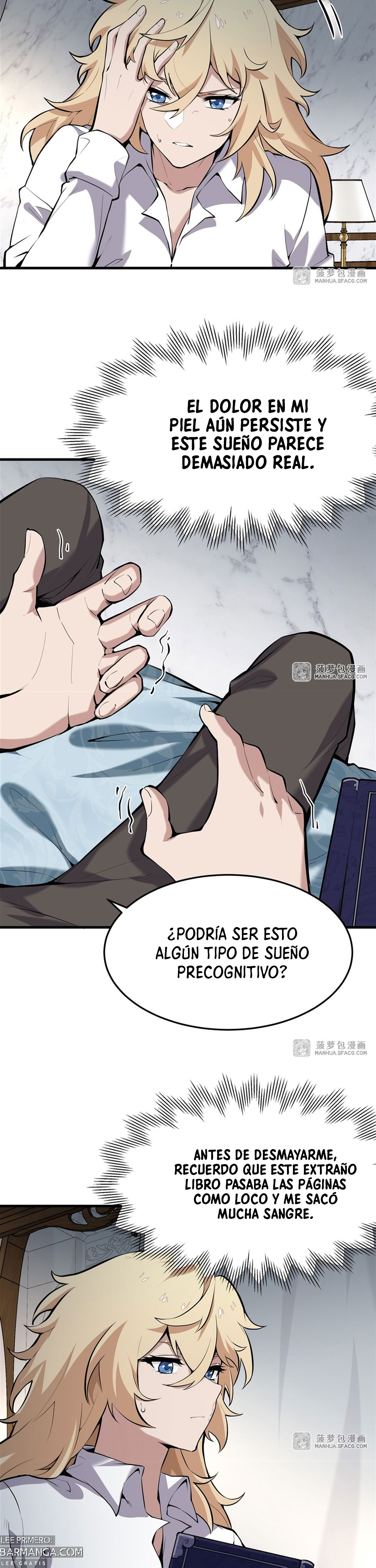 El villano rubio de la novela de la protagonista femenina quiere ser feliz capítulo 2 página 14